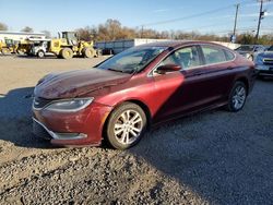 Chrysler salvage cars for sale: 2015 Chrysler 200 Limited