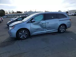 Salvage cars for sale at auction: 2016 Honda Odyssey Touring