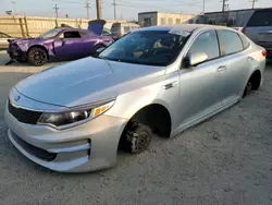 Salvage cars for sale at Los Angeles, CA auction: 2018 KIA Optima LX