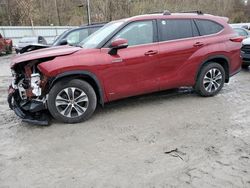 Toyota Vehiculos salvage en venta: 2020 Toyota Highlander Hybrid XLE