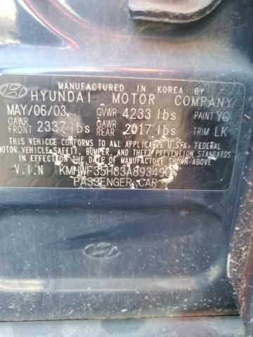 2003 Hyundai Sonata GLS