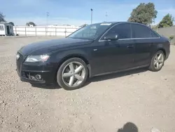 Salvage cars for sale at San Diego, CA auction: 2012 Audi A4 Premium Plus