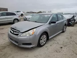 Salvage cars for sale from Copart Kansas City, KS: 2011 Subaru Legacy 2.5I