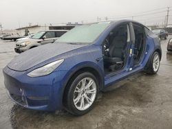 Salvage cars for sale at Sun Valley, CA auction: 2022 Tesla Model Y