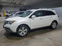 Salvage cars for sale at Candia, NH auction: 2011 Acura MDX Technology