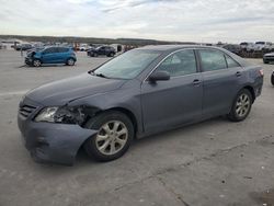 Salvage cars for sale from Copart Grand Prairie, TX: 2010 Toyota Camry Base