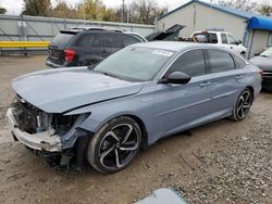 Salvage cars for sale at Wichita, KS auction: 2022 Honda Accord Hybrid Sport