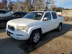 Honda salvage cars for sale: 2006 Honda Ridgeline RTL