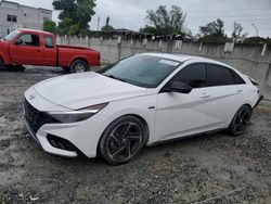 Salvage cars for sale at Opa Locka, FL auction: 2023 Hyundai Elantra N Line