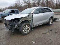 Salvage cars for sale from Copart Ellwood City, PA: 2016 KIA Sorento LX