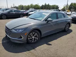 Hyundai salvage cars for sale: 2022 Hyundai Sonata Hybrid