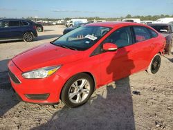 Salvage cars for sale at Houston, TX auction: 2017 Ford Focus SE