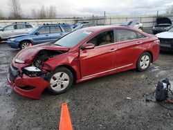 Hyundai salvage cars for sale: 2012 Hyundai Sonata Hybrid