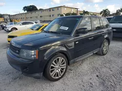 Land Rover salvage cars for sale: 2011 Land Rover Range Rover Sport LUX