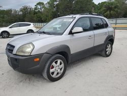 Salvage cars for sale from Copart Fort Pierce, FL: 2005 Hyundai Tucson GLS