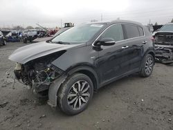 Salvage cars for sale at Eugene, OR auction: 2017 KIA Sportage EX