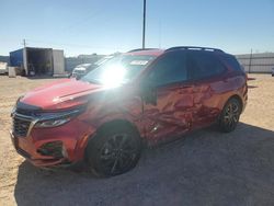 Salvage cars for sale at Andrews, TX auction: 2022 Chevrolet Equinox RS