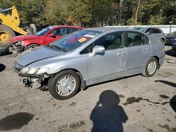 Honda salvage cars for sale: 2010 Honda Civic Hybrid