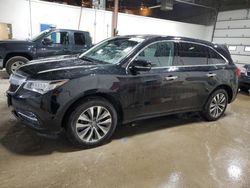 Salvage SUVs for sale at auction: 2016 Acura MDX Technology