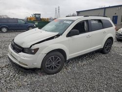 Salvage cars for sale at Barberton, OH auction: 2018 Dodge Journey SE