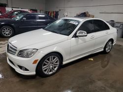 Mercedes-Benz salvage cars for sale: 2009 Mercedes-Benz C300