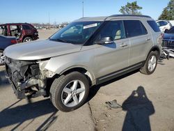 Vehiculos salvage en venta de Copart Woodhaven, MI: 2017 Ford Explorer XLT