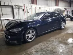 Salvage cars for sale at Elgin, IL auction: 2013 Tesla Model S