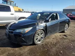 2015 Toyota Camry LE en venta en Brighton, CO