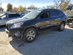 Salvage cars for sale from Copart Wichita, KS: 2017 Chevrolet Traverse LT