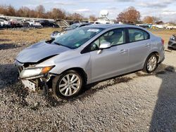 Salvage cars for sale at Hillsborough, NJ auction: 2012 Honda Civic EX