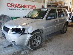 Salvage cars for sale at Columbia, MO auction: 2005 Ford Escape Limited