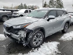 Salvage cars for sale at Denver, CO auction: 2024 Toyota Highlander Hybrid XLE