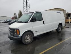 Salvage cars for sale from Copart Hayward, CA: 2002 Chevrolet Express G2500