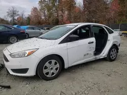 Salvage cars for sale at Waldorf, MD auction: 2017 Ford Focus S