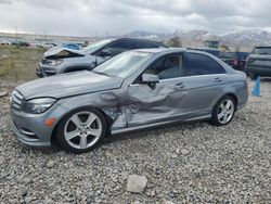 Salvage cars for sale at Magna, UT auction: 2011 Mercedes-Benz C 300 4matic