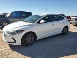 Salvage cars for sale at Andrews, TX auction: 2018 Hyundai Elantra SEL