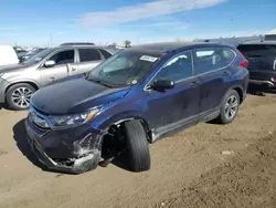 Salvage Cars with No Bids Yet For Sale at auction: 2019 Honda CR-V LX