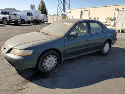 Vehiculos salvage en venta de Copart Hayward, CA: 2002 Honda Accord LX