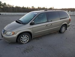 Chrysler salvage cars for sale: 2002 Chrysler Town & Country EX