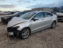 Salvage cars for sale from Copart Wayland, MI: 2018 Ford Fusion SE