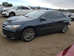 Salvage cars for sale from Copart San Martin, CA: 2015 Toyota Camry LE