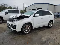 Salvage cars for sale at Savannah, GA auction: 2015 KIA Sorento SX