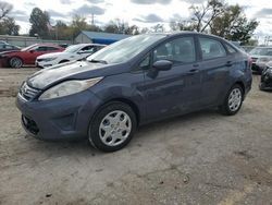 Salvage cars for sale at Wichita, KS auction: 2012 Ford Fiesta S