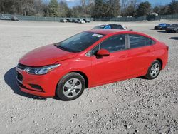 Salvage cars for sale from Copart Madisonville, TN: 2018 Chevrolet Cruze LS