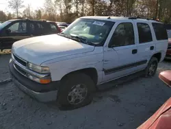 Chevrolet salvage cars for sale: 2005 Chevrolet Tahoe C1500