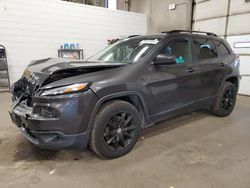 Salvage cars for sale at Ham Lake, MN auction: 2014 Jeep Cherokee Latitude