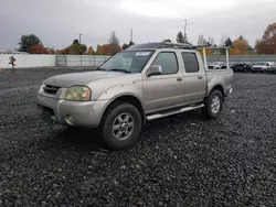 Salvage cars for sale from Copart Portland, OR: 2003 Nissan Frontier Crew Cab XE