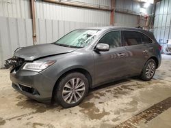 Salvage cars for sale at West Mifflin, PA auction: 2014 Acura MDX Technology