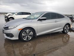 Vehiculos salvage en venta de Copart Grand Prairie, TX: 2017 Honda Civic EXL