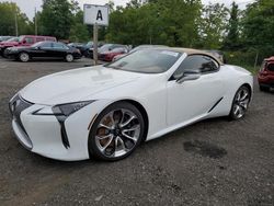 Salvage cars for sale at Marlboro, NY auction: 2021 Lexus LC 500